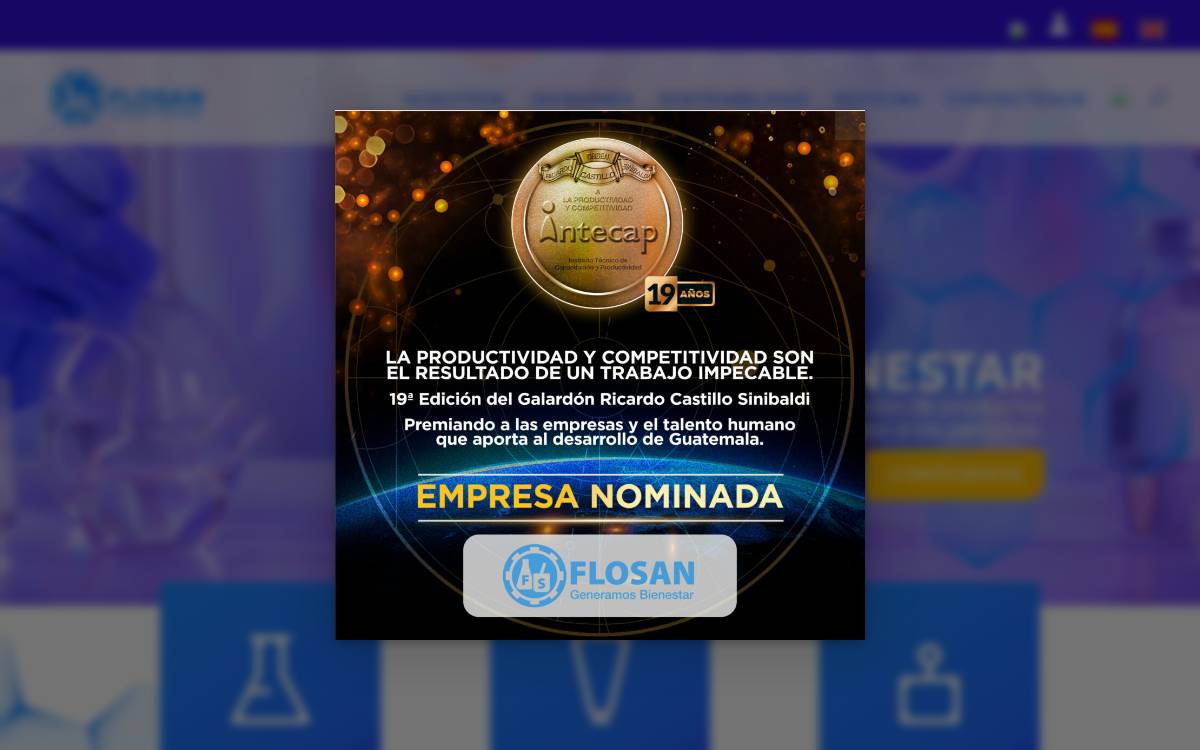 Flosan website preview