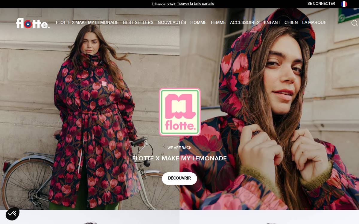 Flotte website preview