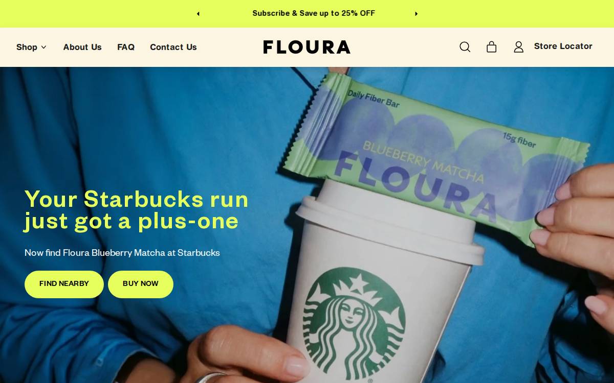 Floura website preview