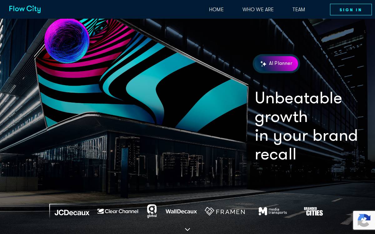 Flow website preview