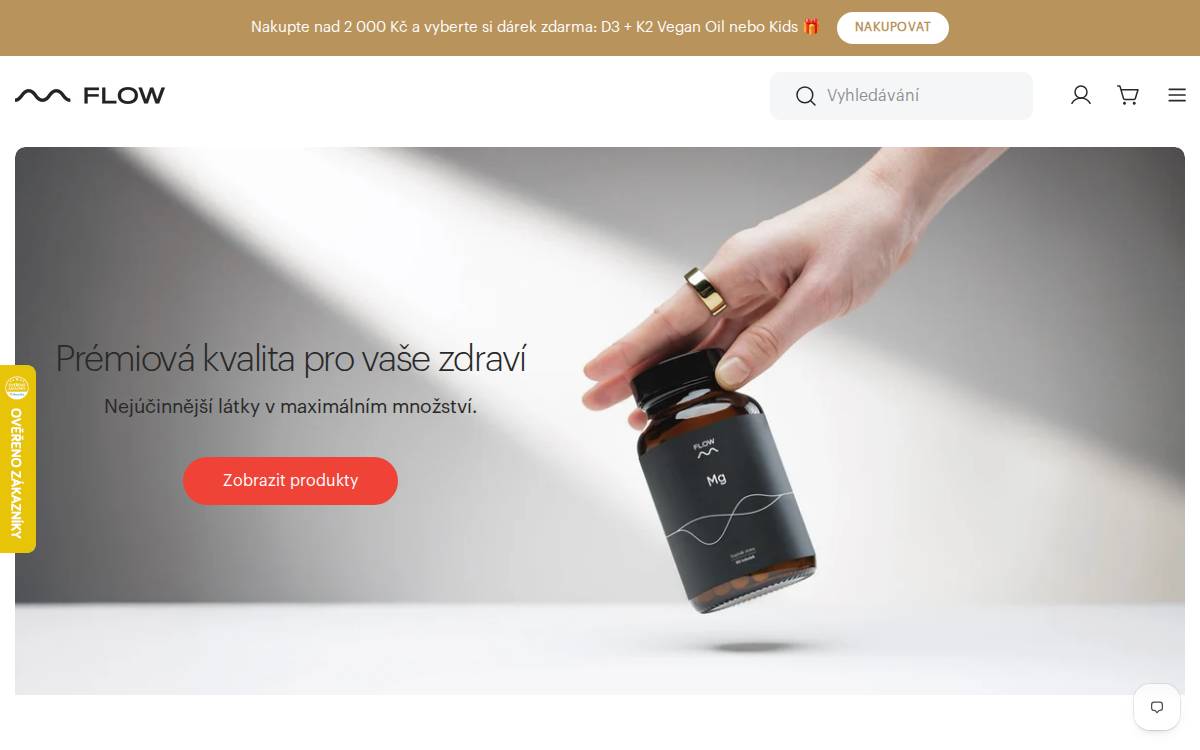 Flow website preview