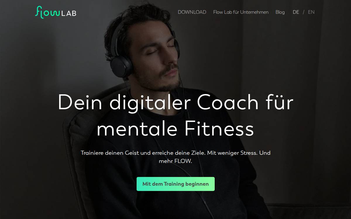 Flow Lab website preview