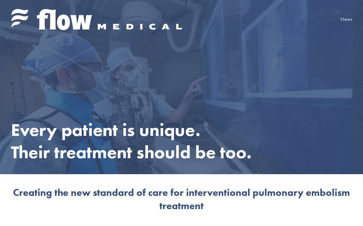 Flow Medical website preview