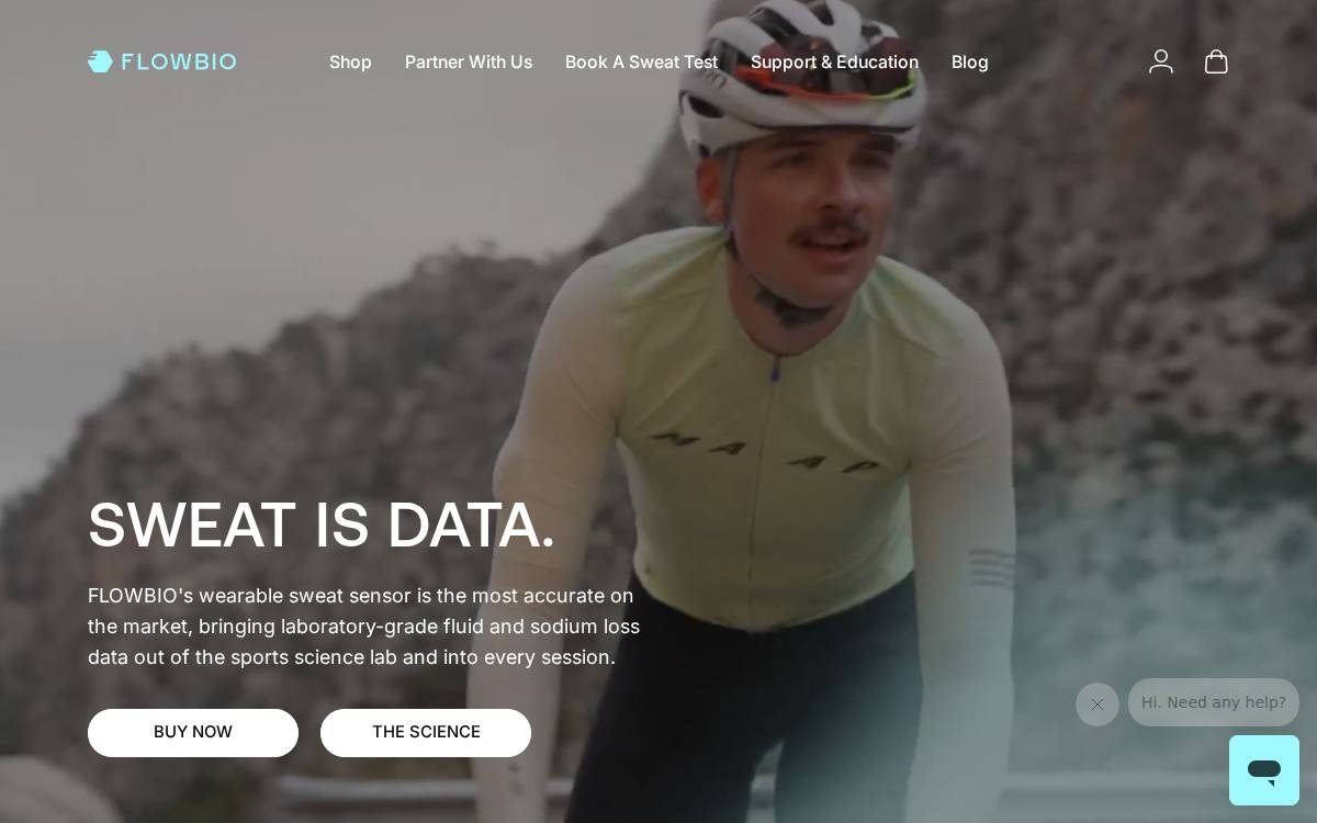 Flowbio website preview