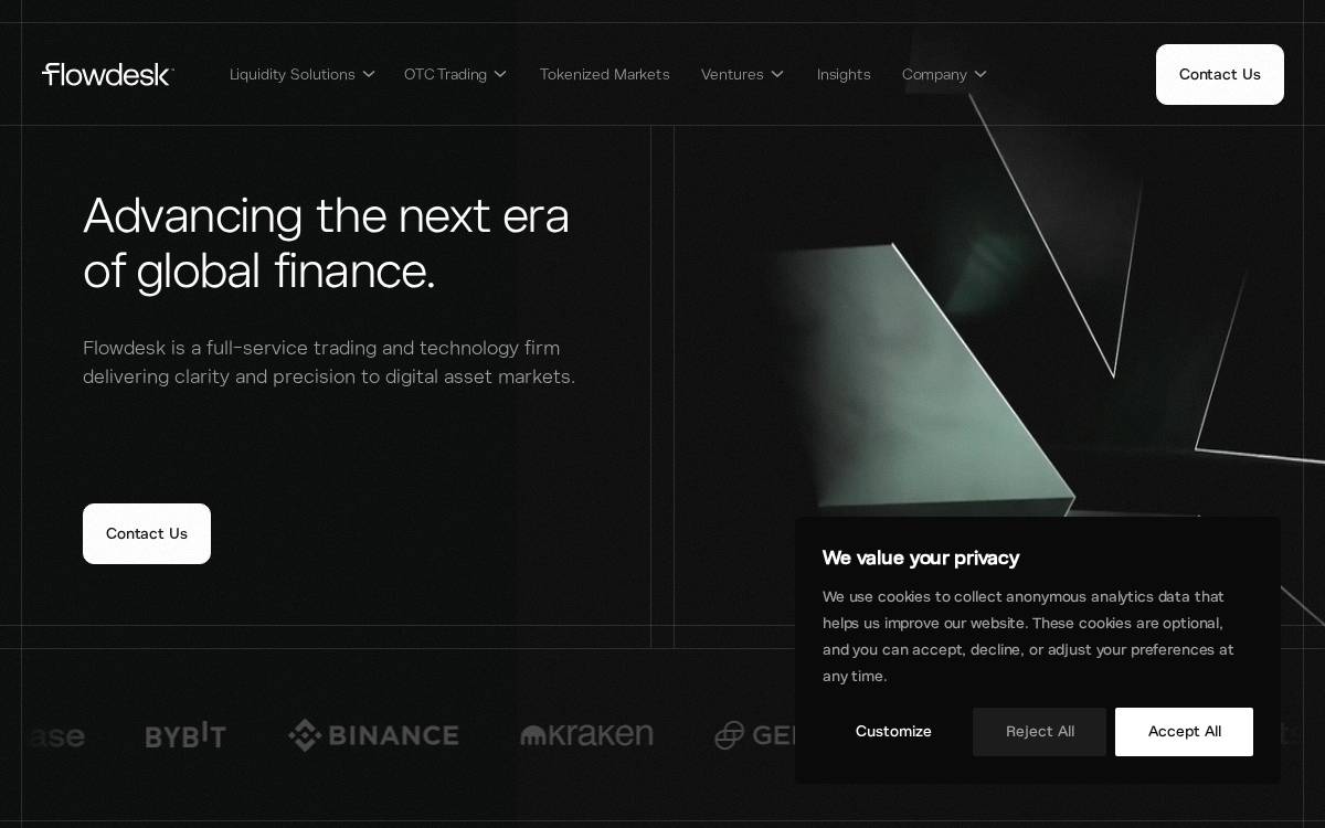 Flowdesk website preview