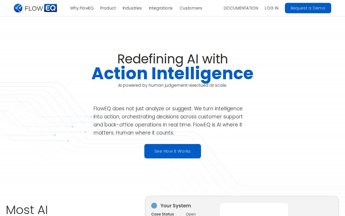 FlowEQ website preview