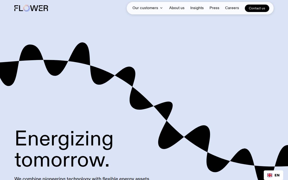 Flower website preview
