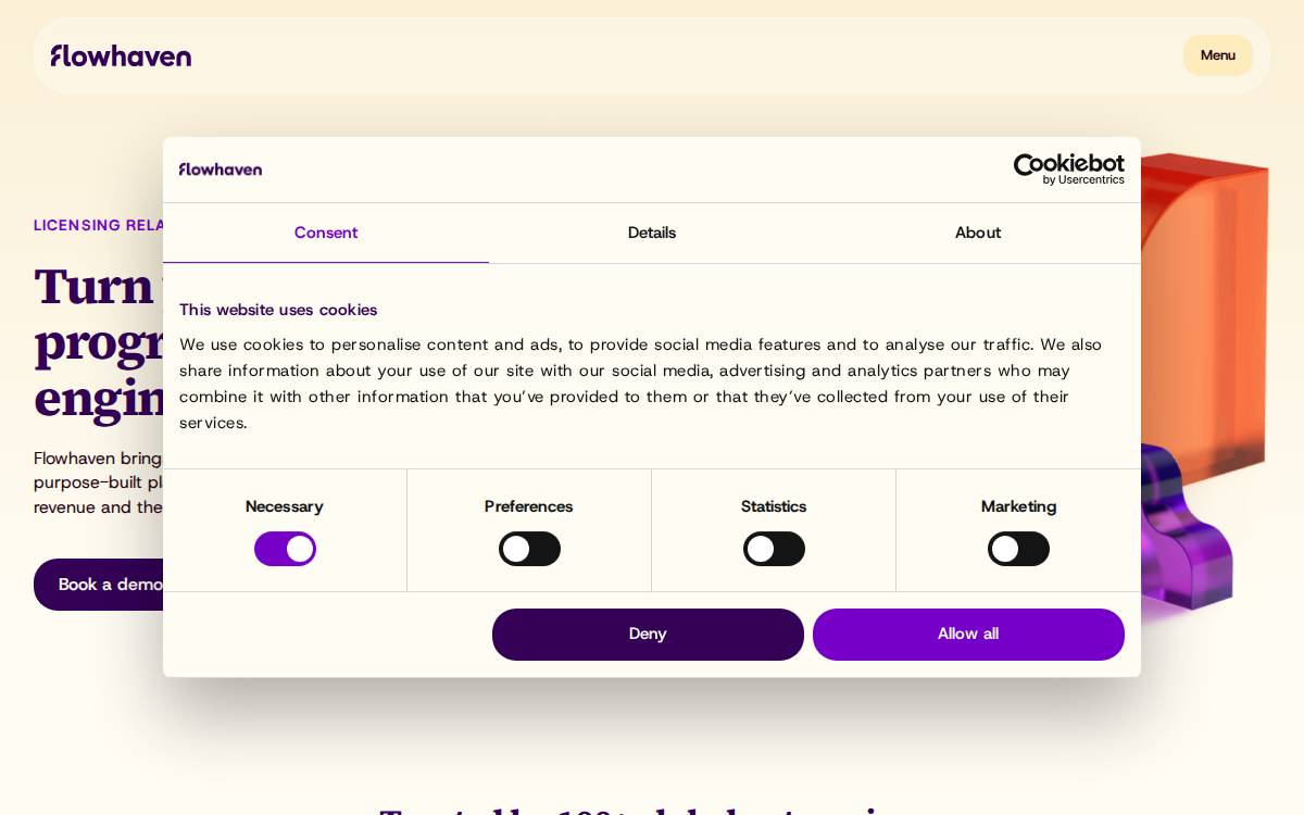 Flowhaven website preview