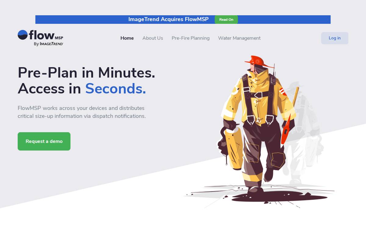 FlowMSP website preview