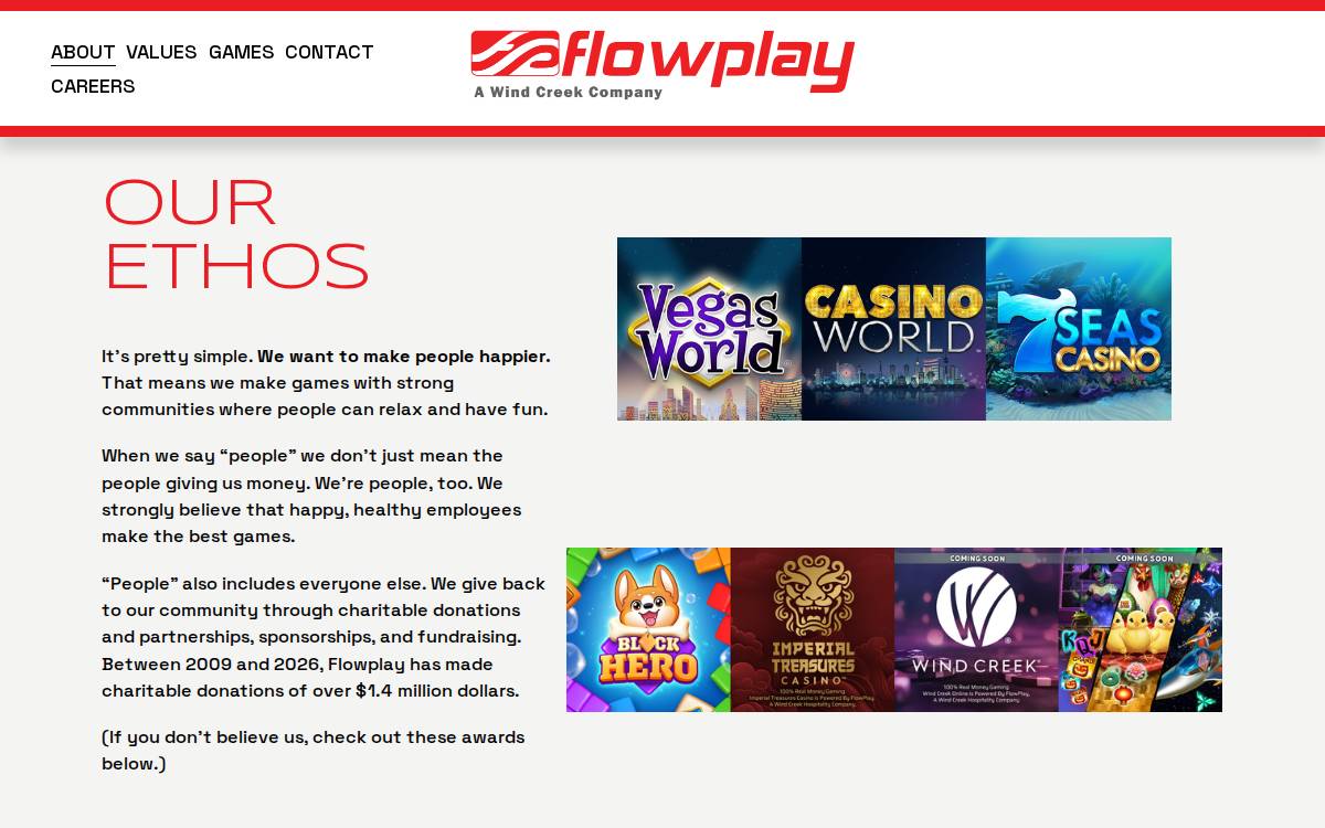 FlowPlay website preview