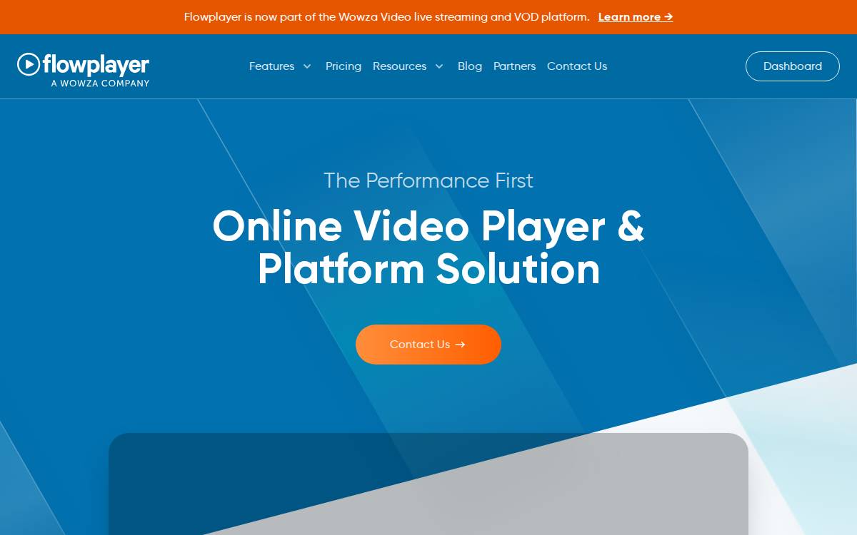 Flowplayer website preview