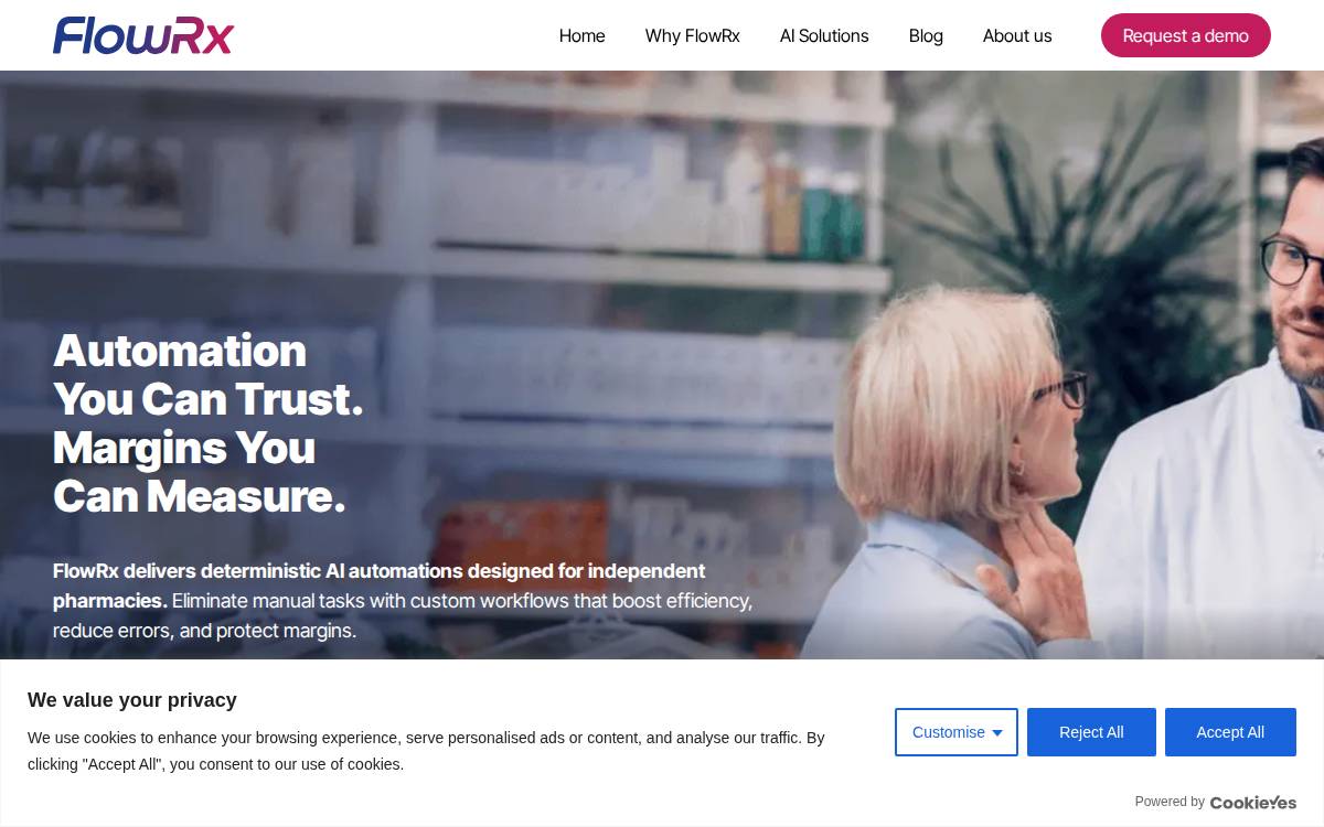 Flowrx website preview