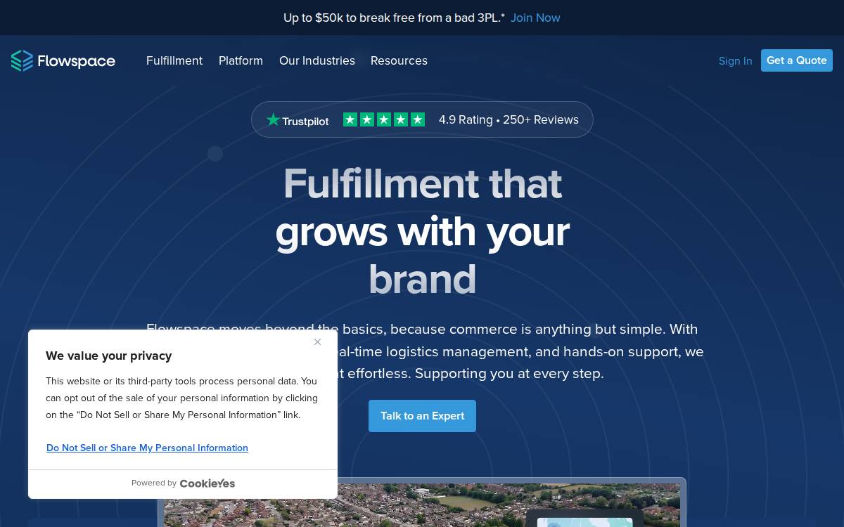 Flowspace website preview