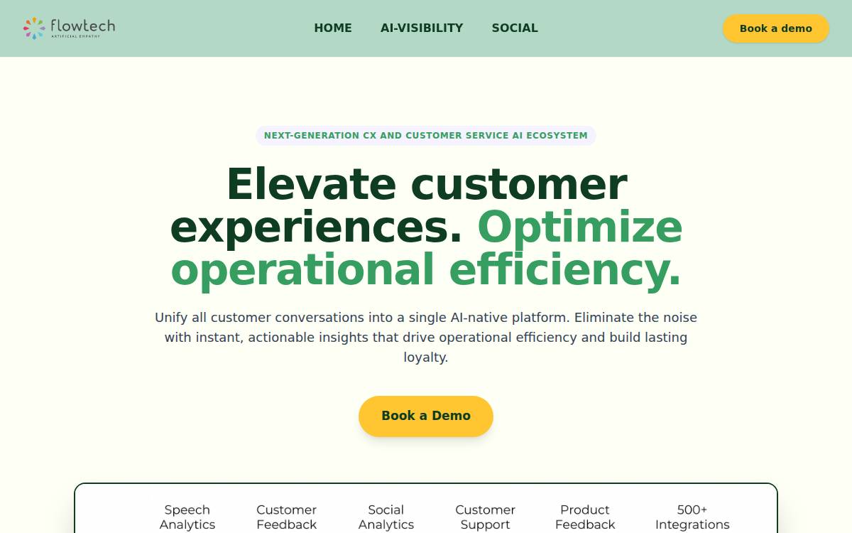 Flowtech website preview
