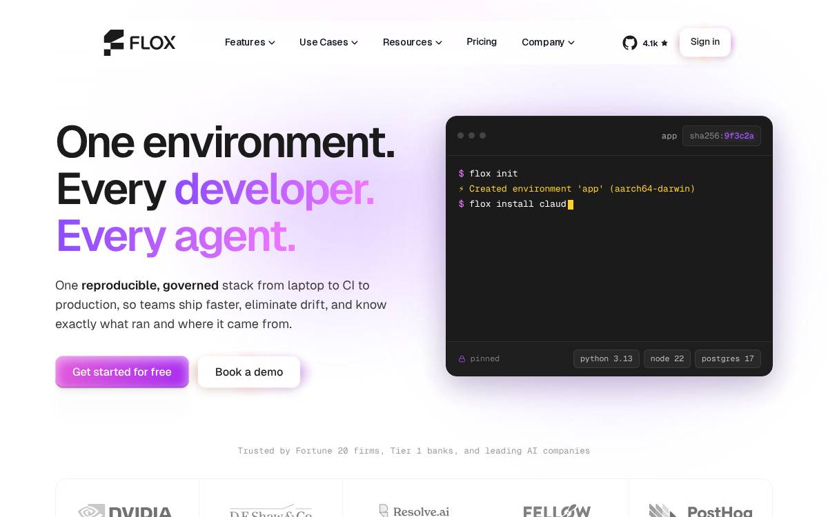 flox website preview