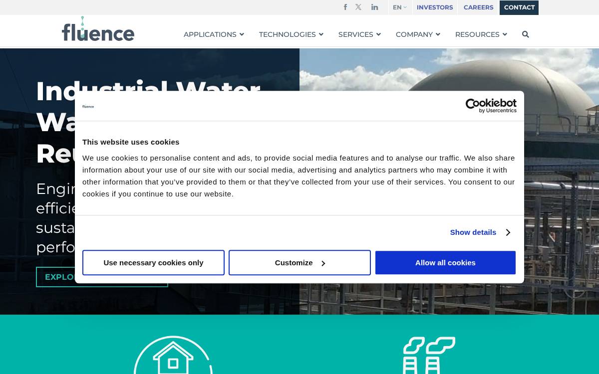 Fluencecorp website preview