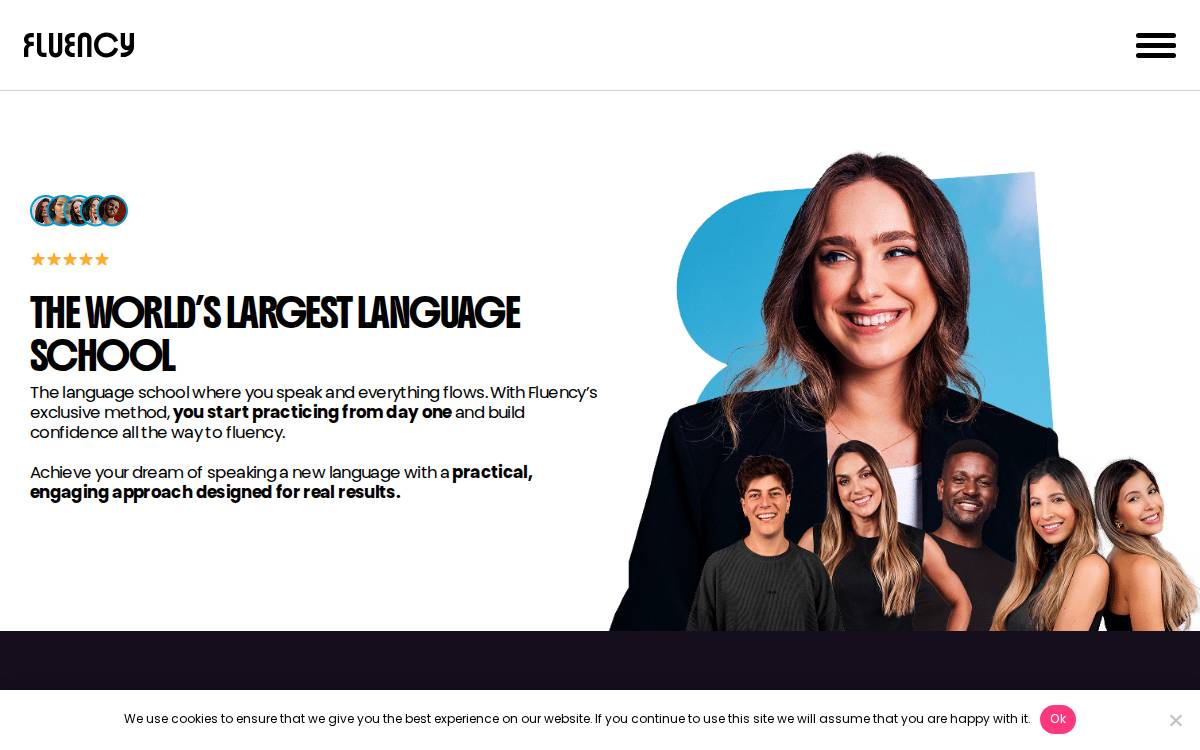 Fluency website preview