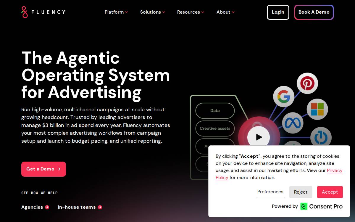 Fluency website preview