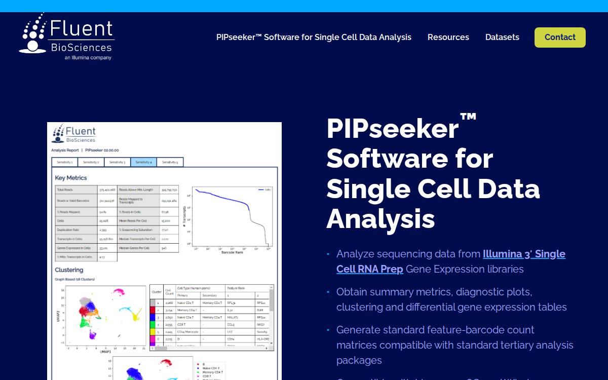 Fluent Bio website preview