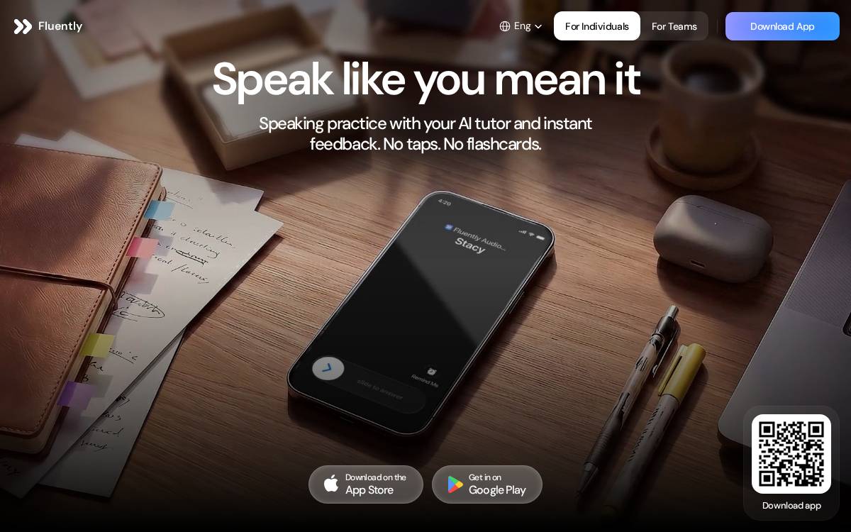 Fluently website preview
