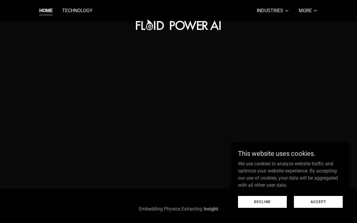 Fluid power a I website preview