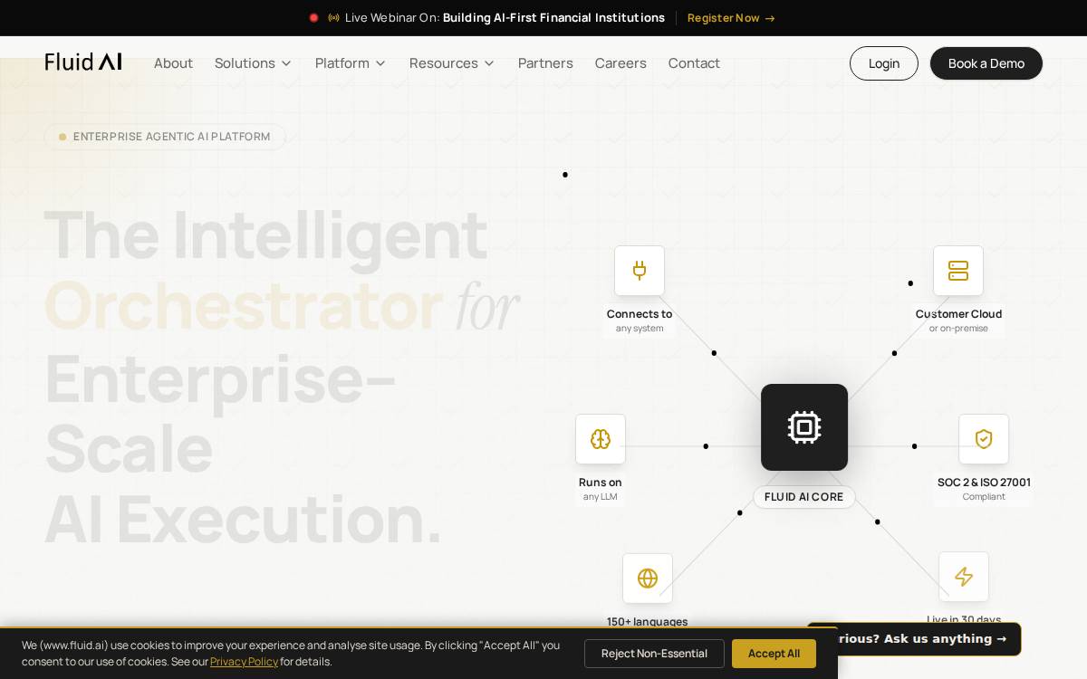 Fluidai website preview