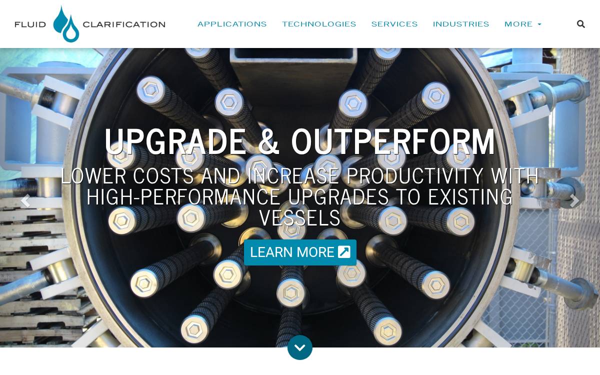 Fluidclarification website preview
