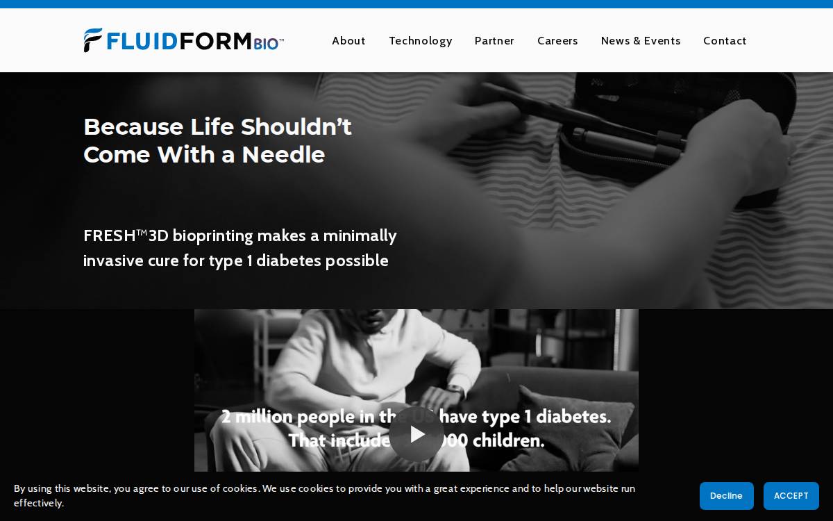 FluidForm website preview