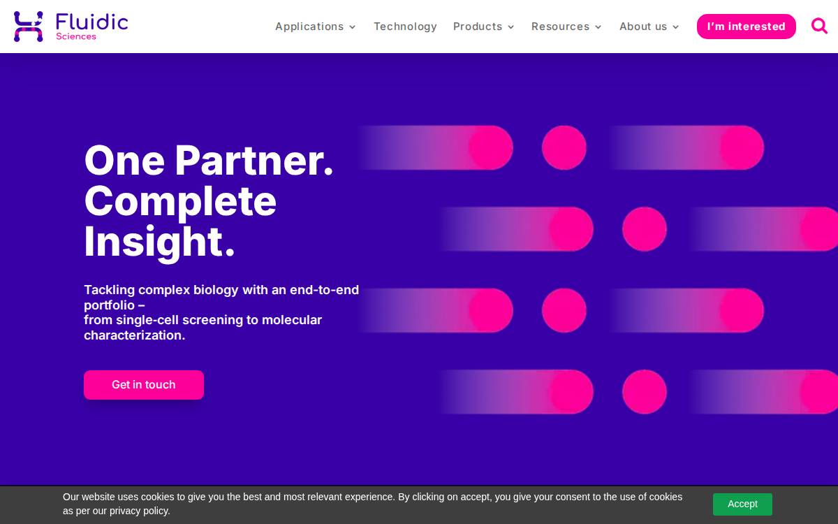 Fluidic website preview