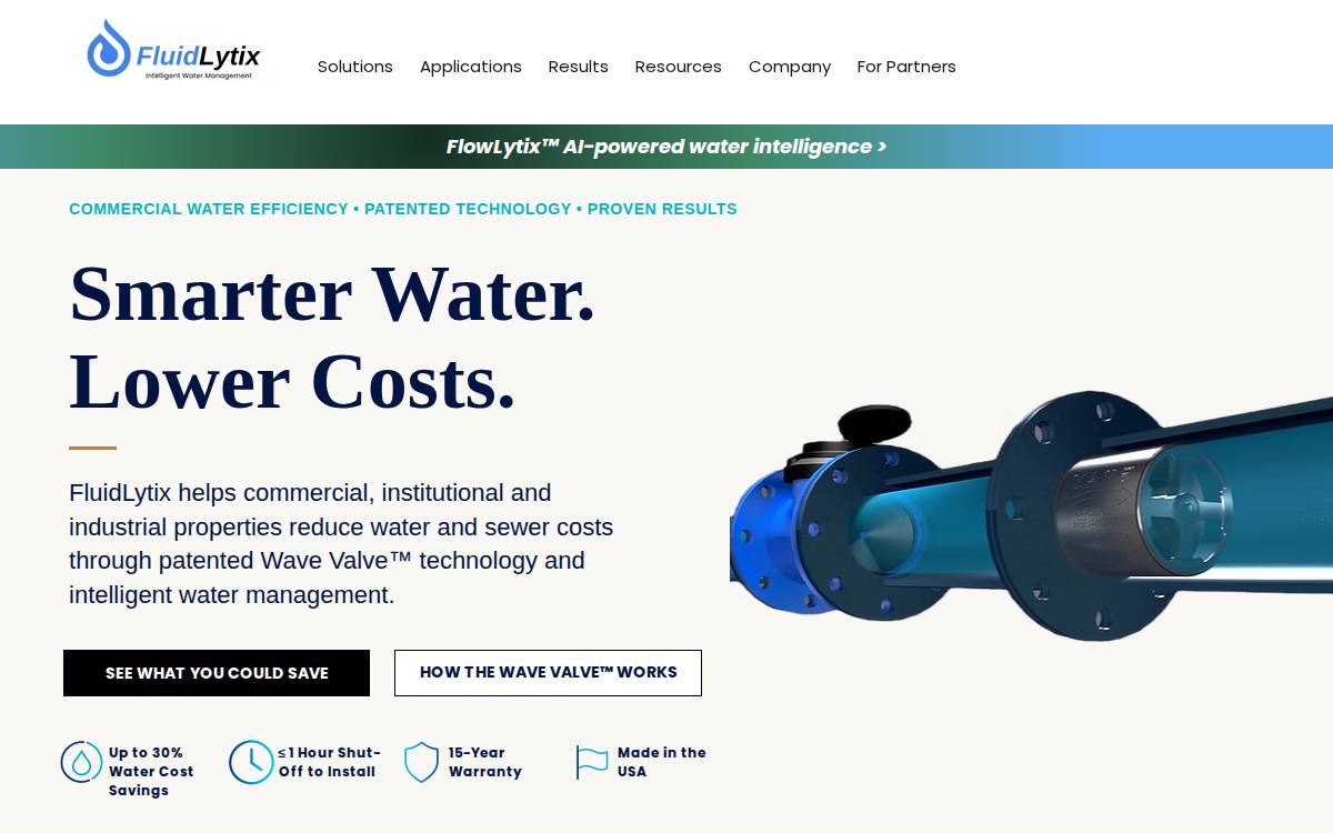 Fluidlytix website preview