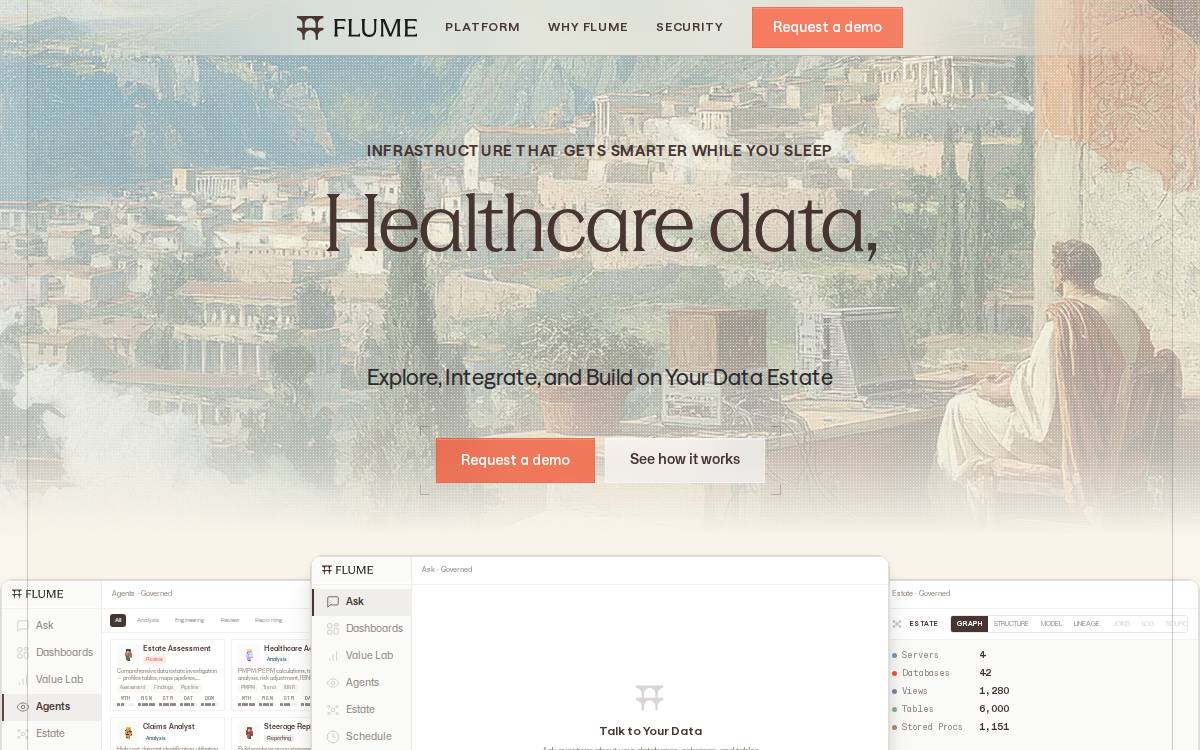 Flume Health website preview