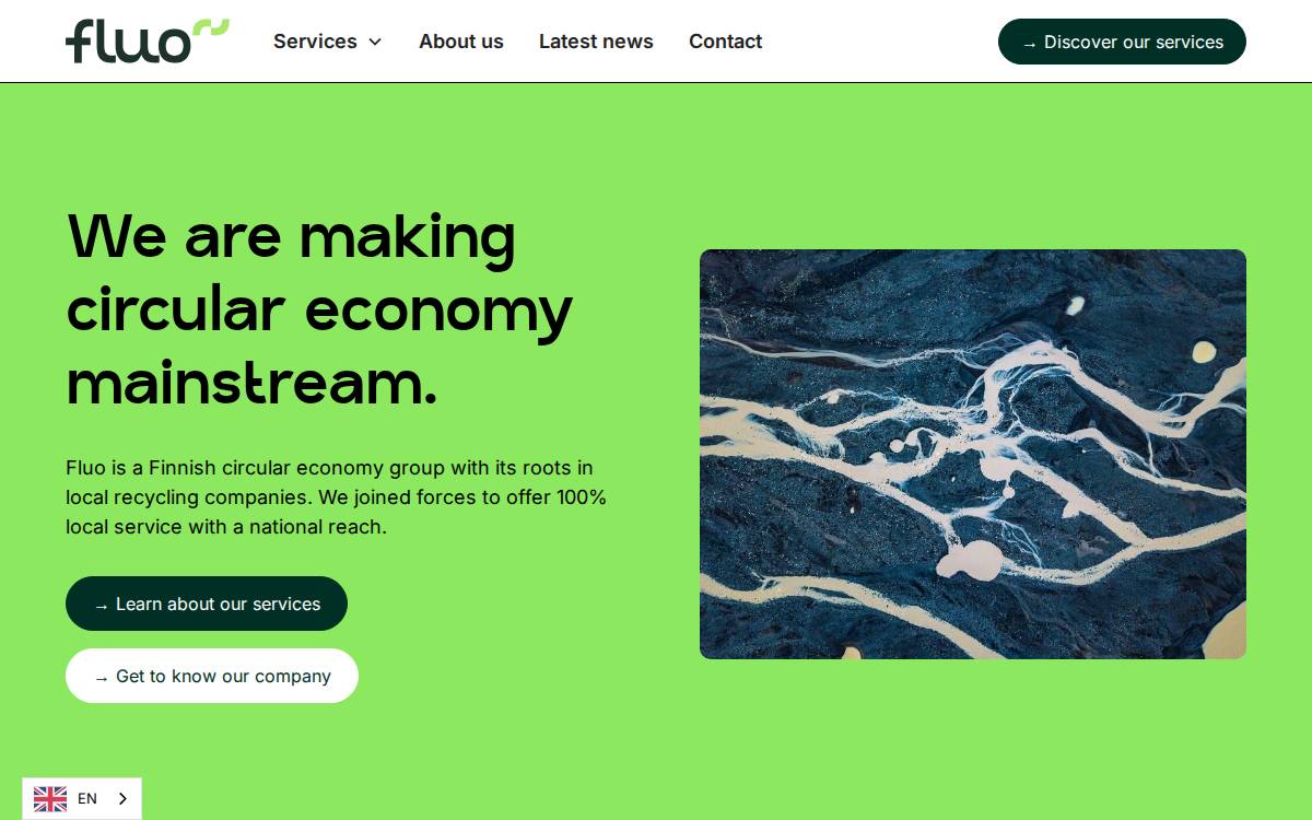 Fluo Group website preview