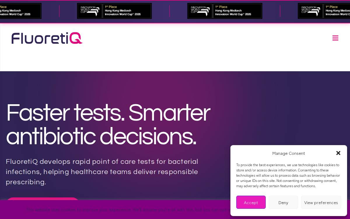 FluoretiQ website preview