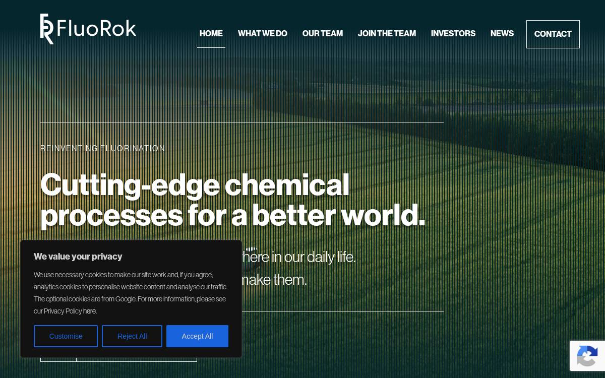 Fluorok website preview