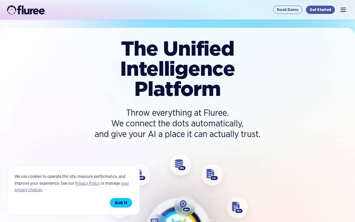 Fluree website preview