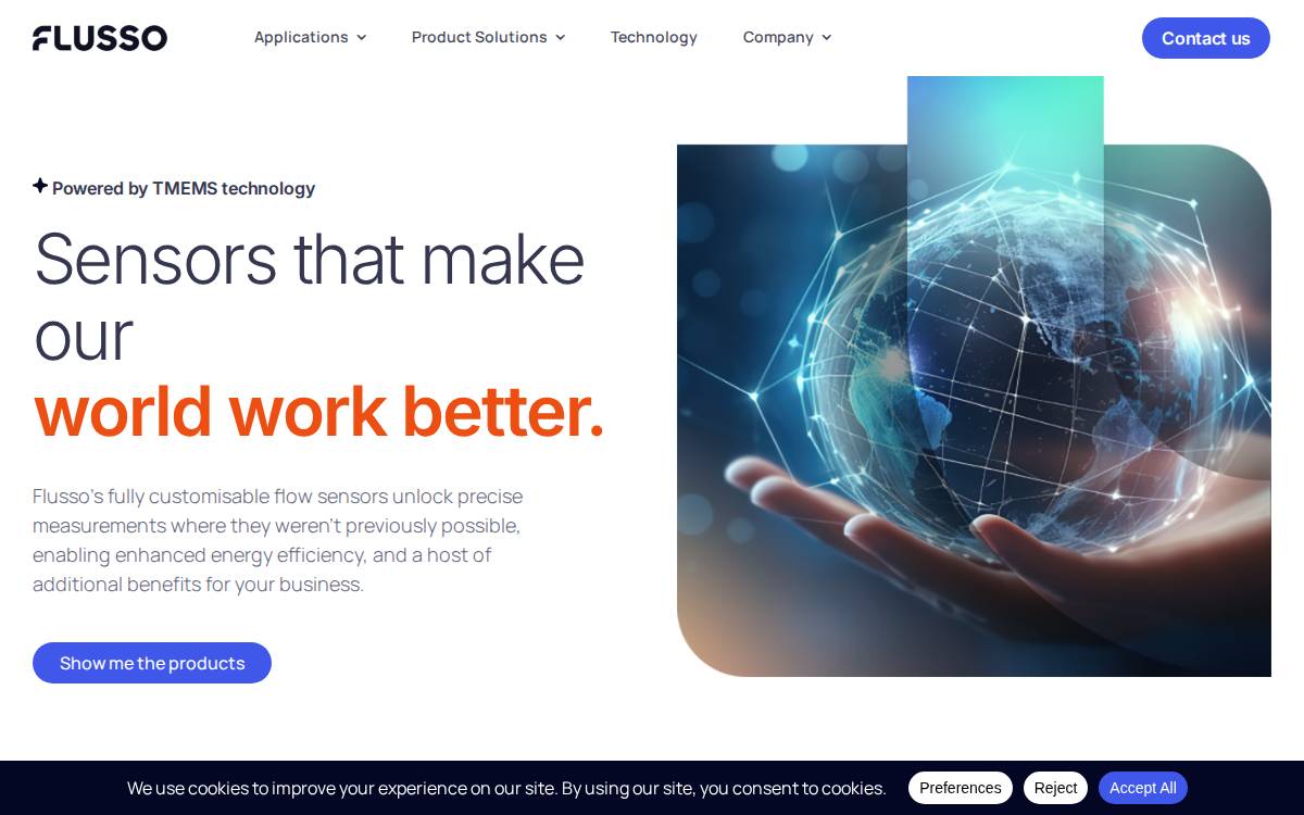 Flussoltd website preview