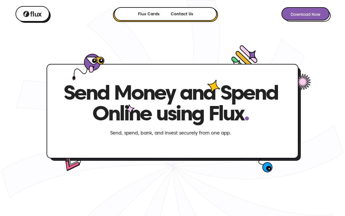 Flux website preview
