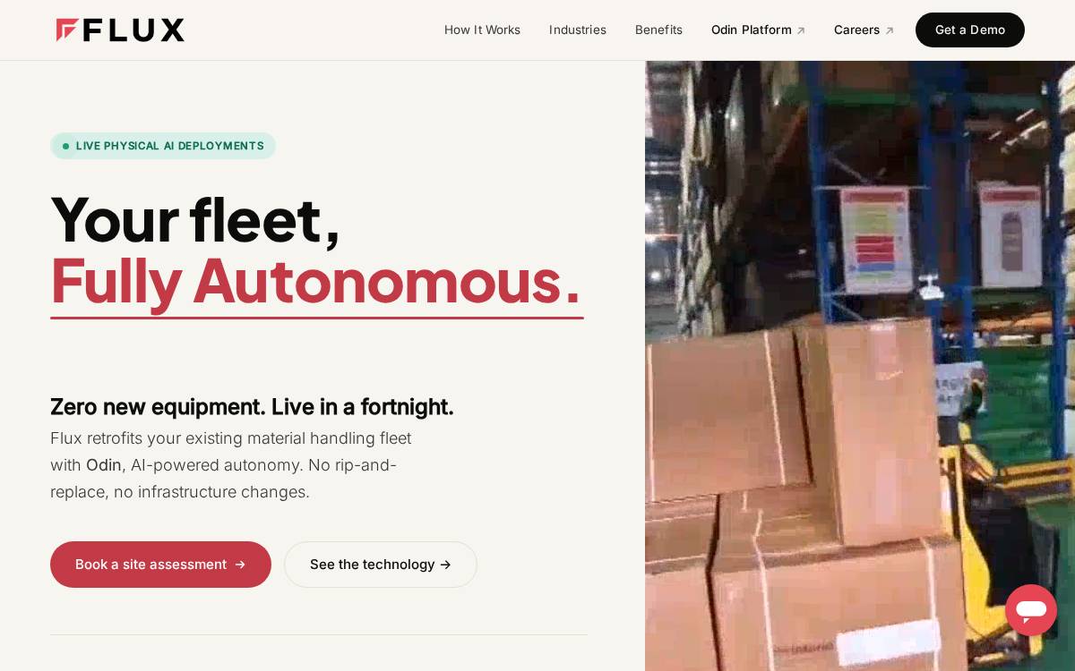Flux Auto website preview