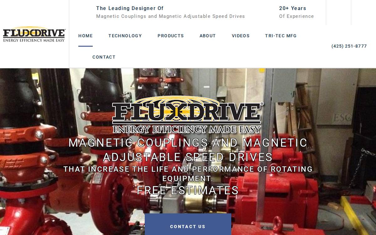Flux Drive website preview