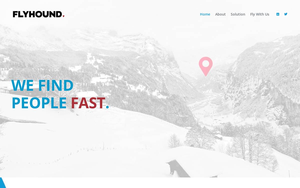 Flyhound website preview