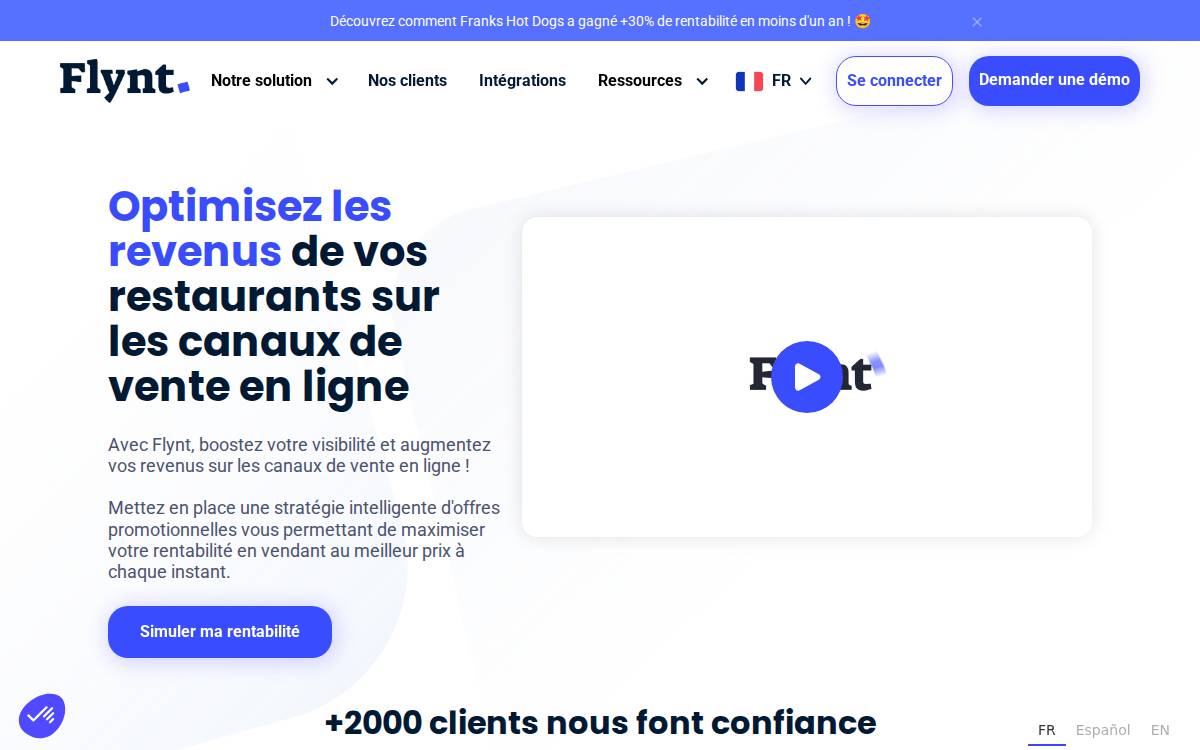 Flynt website preview