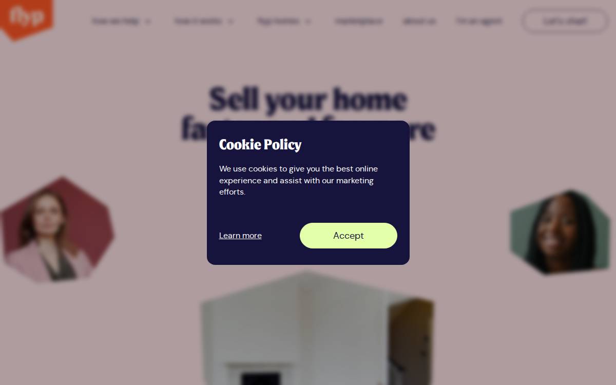 Flyp website preview