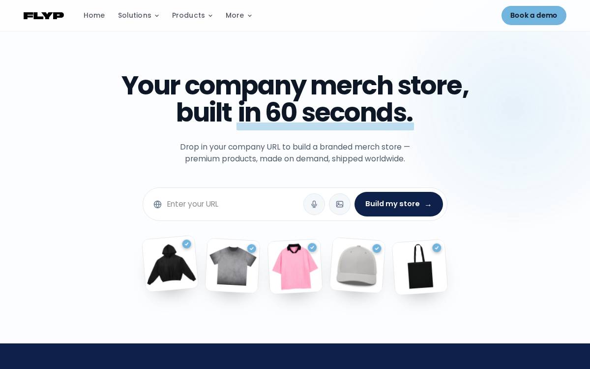 Flyp website preview