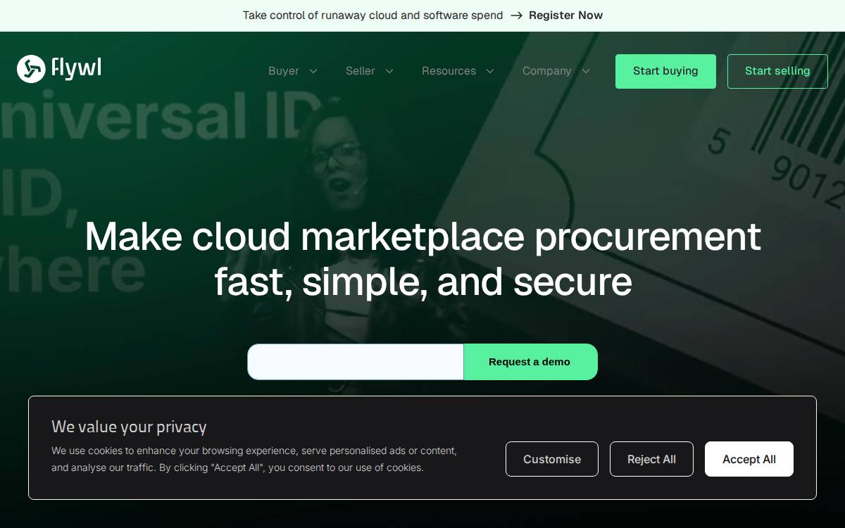 Flywl website preview