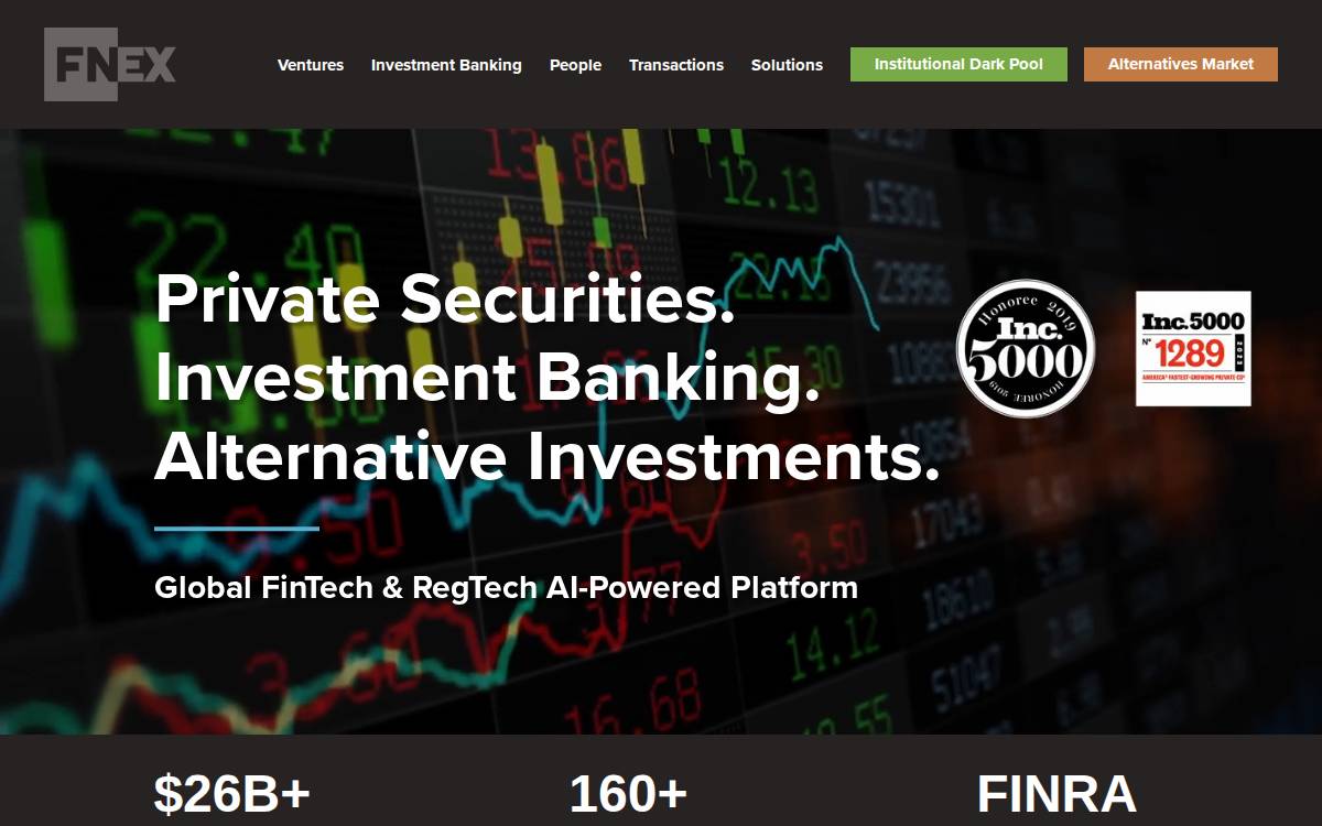 FNEX website preview