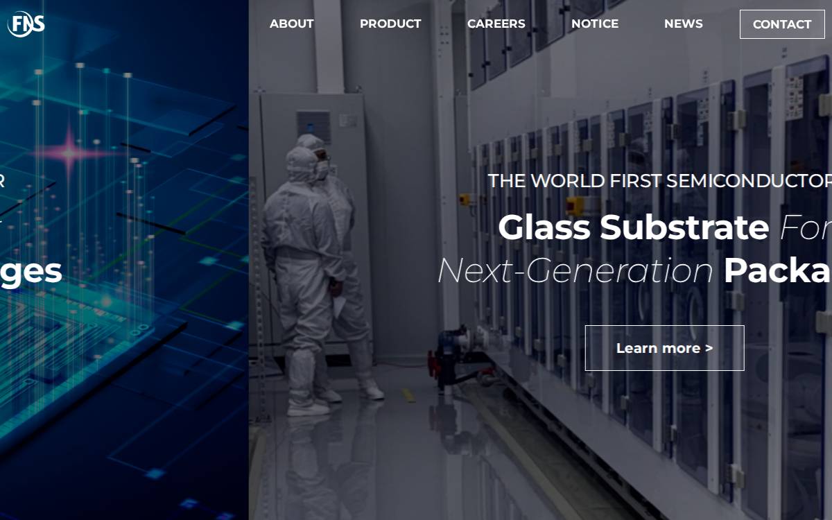Fns5G website preview