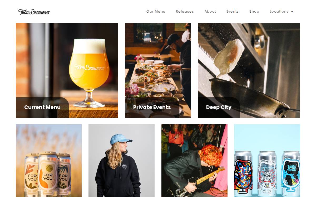 Foam Brewers website preview