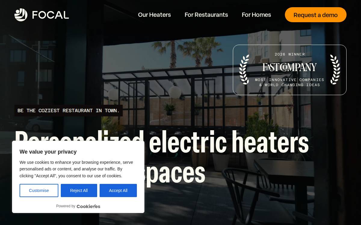 Focal website preview