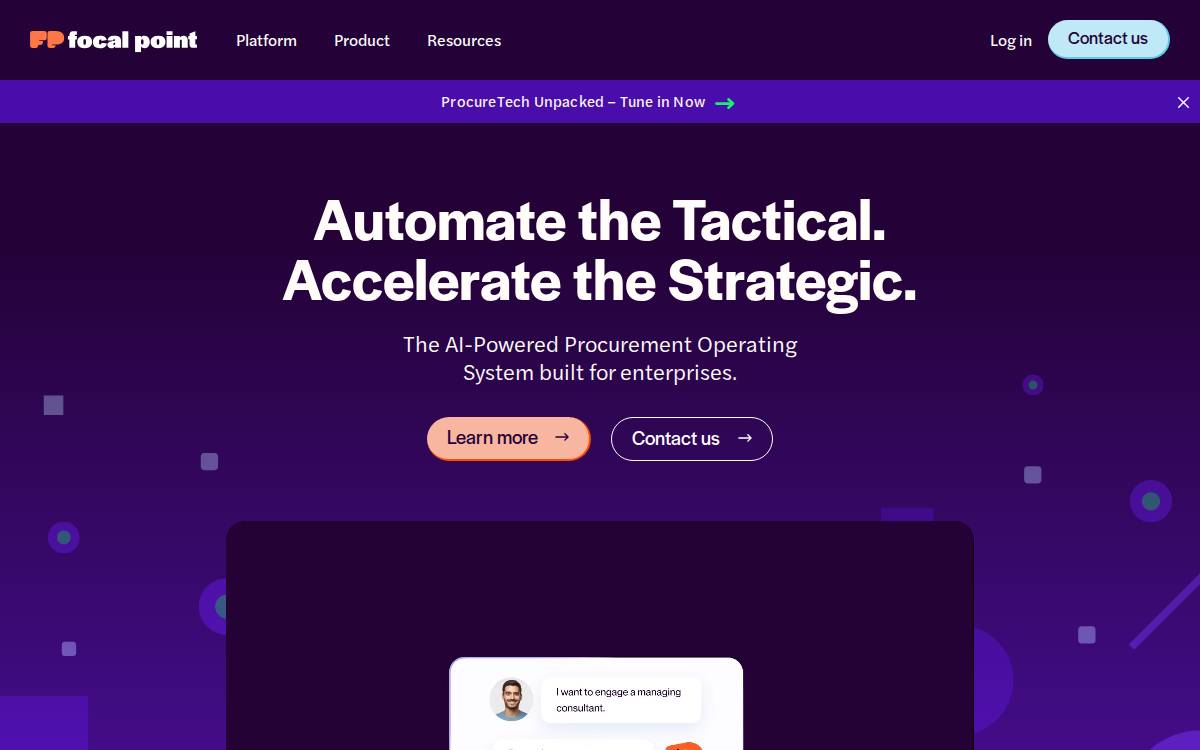 Focal Point Procurement Solutions website preview