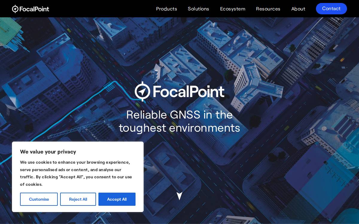 FocalPoint Positioning - company website preview